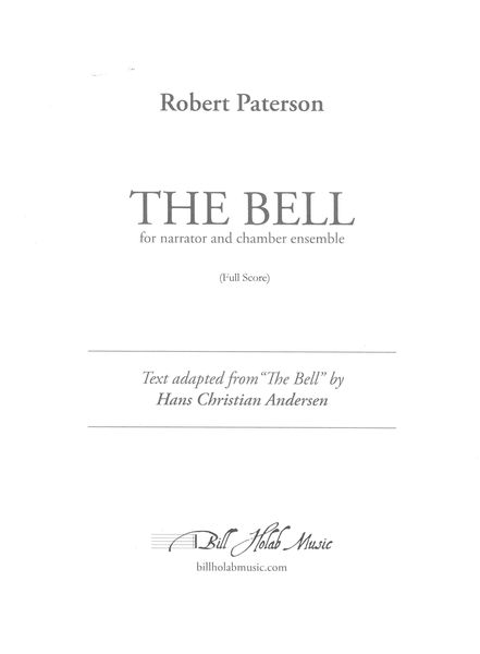 Bell : For Narrator and Chamber Ensemble (2017).