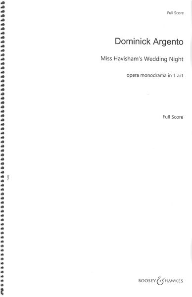 Miss Havisham's Wedding Night : Opera Monodrama In One Act.