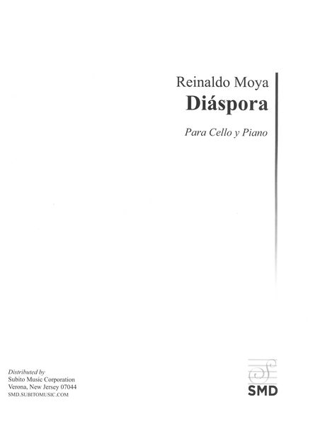 Diáspora : Para Cello Y Piano (2019).