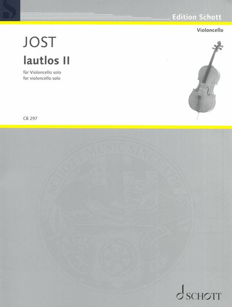 Lautlos II : Für Violoncello Solo (2018).