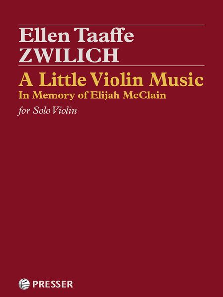Little Violin Music In Memory of Elijah McClain : For Solo Violin (2020).