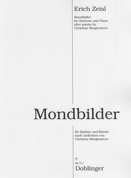 Mondbilder : For Baritone and Piano.