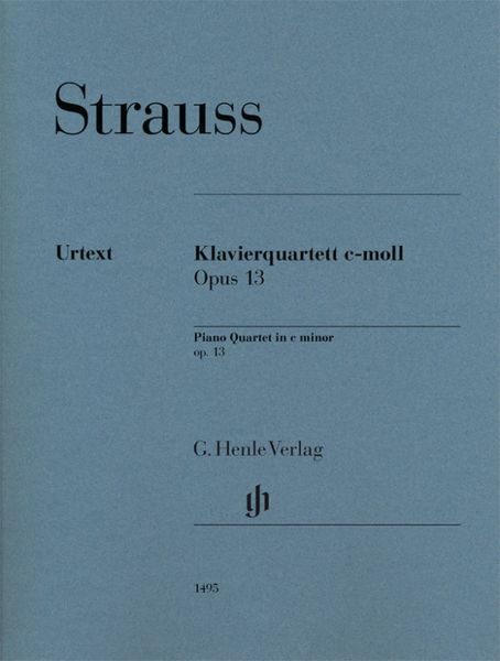 Klavierquartett C-Moll, Op. 13 / edited by Peter Jost.