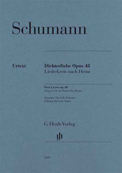 Dichterliebe, Op. 48 : Ausgabe Für Tiefe Stimme / edited by Kazuko Ozawa.