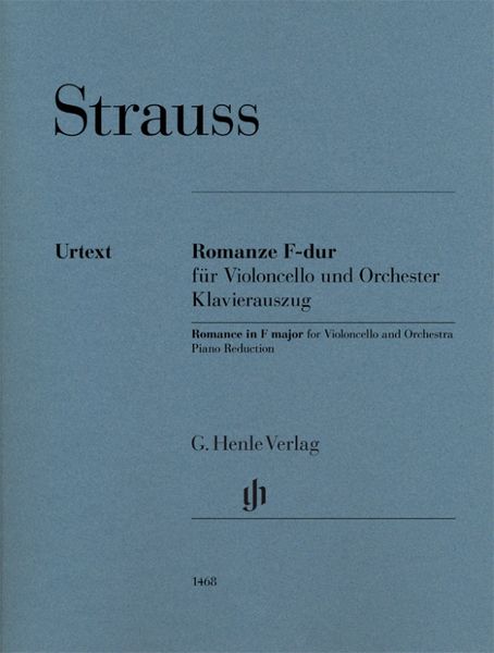 Romanze F-Dur : Für Violoncello und Orchester - Klavierauszug / edited by Peter Jost.