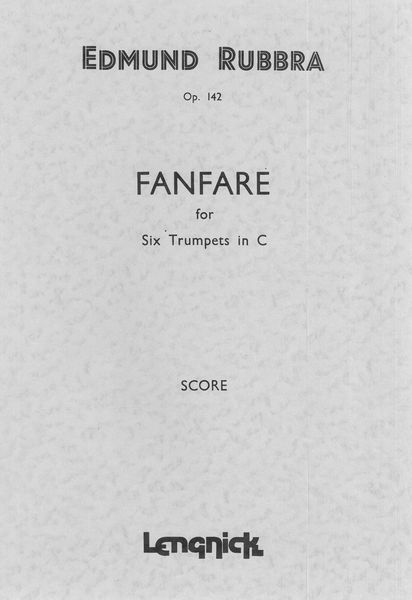 Fanfare : For Six Trumpets In C.