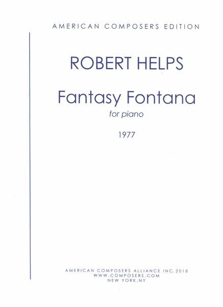Fantasy Fontana : For Piano Solo (1977) [Download].