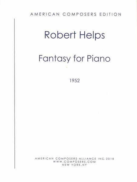 Fantasy : For Piano (1952).