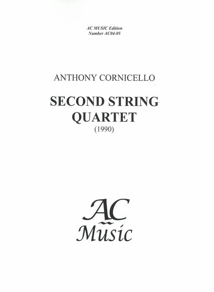 Second String Quartet (1990).