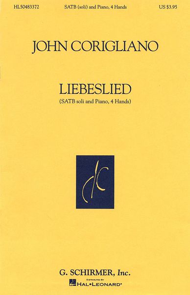 Liebeslied : For SATB Soli & Piano, 4 Hands (1996) / With Text by The Composer.