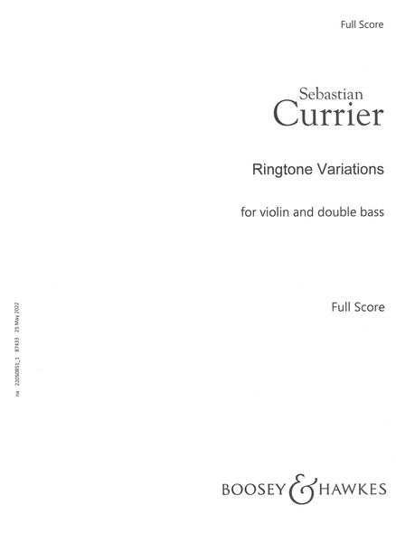 Ringtone Variations : For Violin and Double Bass.