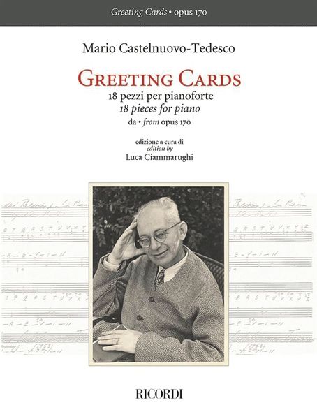 Greeting Cards : 18 Pieces For Piano From Op. 170 / edited by Luca Ciammarughi.