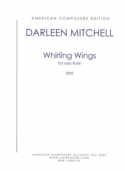 Whirling Wings : For Solo Flute (2003).