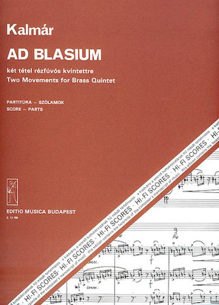 Ad Blasium : Two Movements For Brass Quintet.