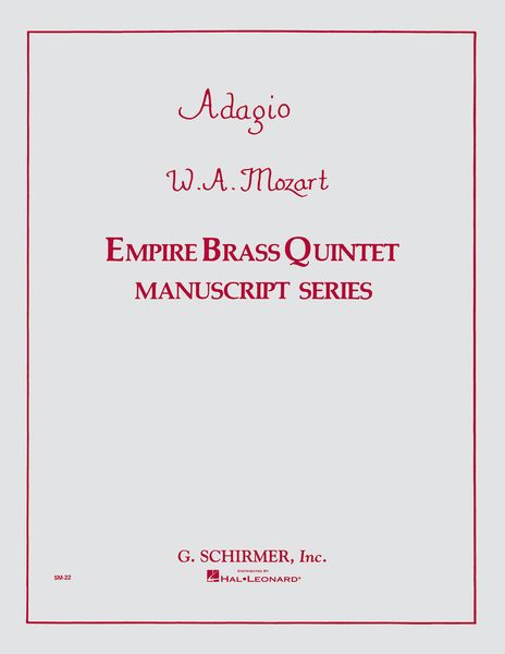 Adagio, K. 411 : For Brass Quintet.