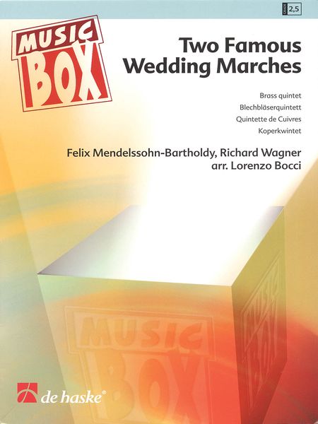 Two Famous Wedding Marches : Brass Quintet / arr. by Lorenzo Bozzi.