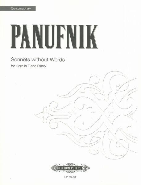 Sonnets Without Words : For Horn In F and Piano.