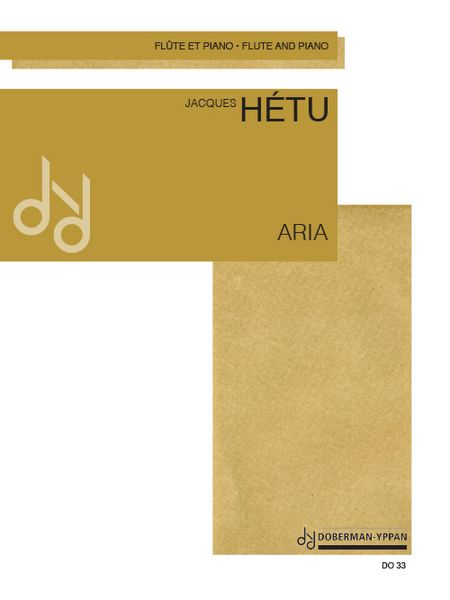 Aria, Op. 27 : For Flute & Piano.