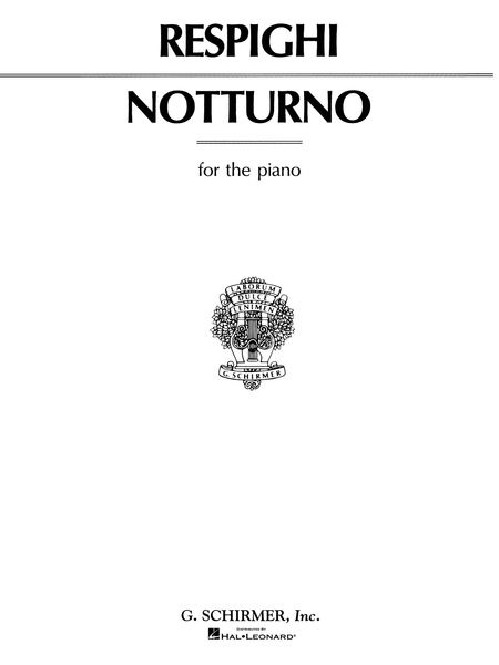 Noctturno : For Piano.