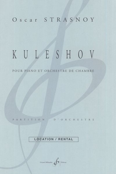 Kuleshov : Concerto Pour Piano et Orchestre De Chambre.