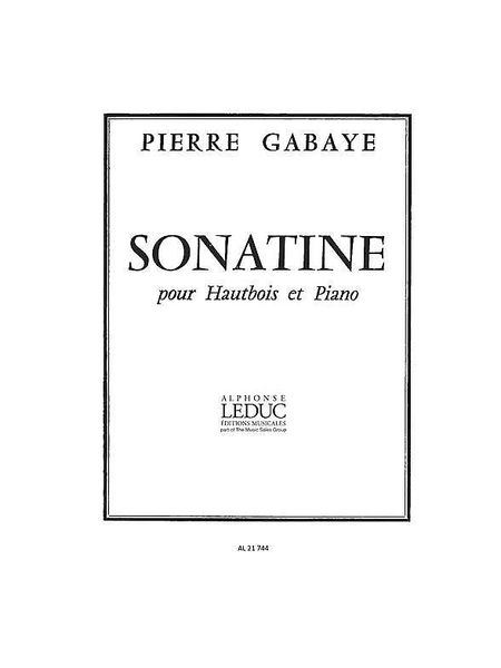 Sonatine : Pour Hautbois et Piano.