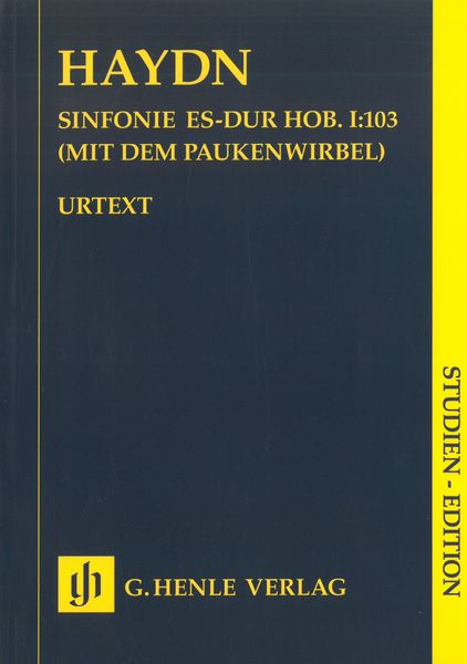 Sinfonie Es-Dur, Hob. I:103 (Mit Dem Paukenwirbel) / edited by Hubert Unverricht.