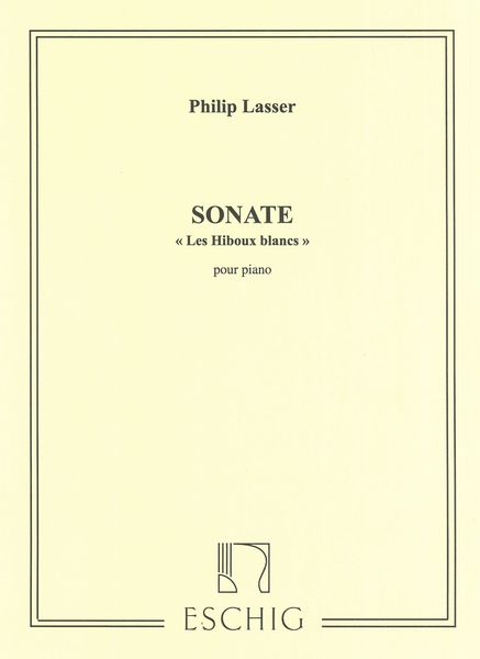 Sonate (Les Hiboux Blancs) : Pour Piano.