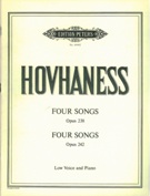 Four Songs, Op. 238; Four Songs, Op. 242 : For Low Voice and Piano.