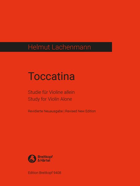 Toccatina : Study For Violin Alone - Revised New Edition.