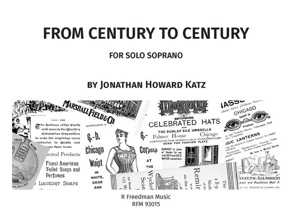 From Century To Century : For Solo Soprano (2021).