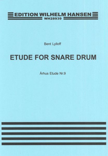 Etude For Snare Drum : Arhus Etude No. 9.