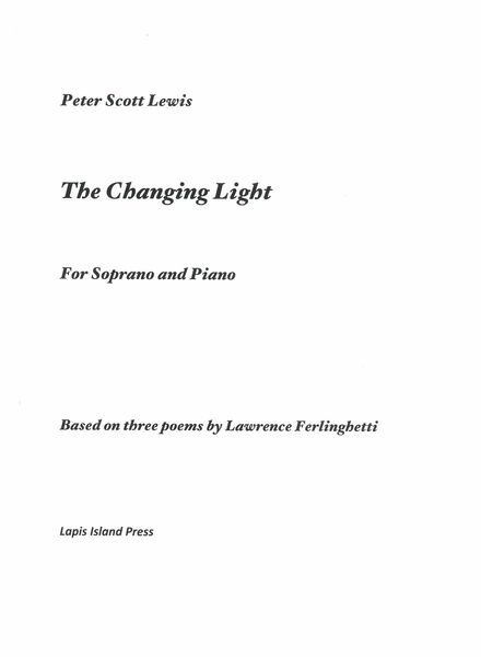 Changing Light : For Soprano and Piano.