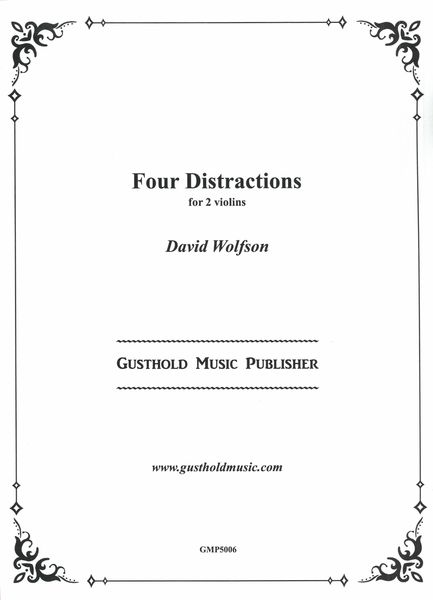 Four Distractions : For 2 Violins.