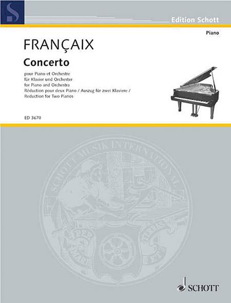 Concerto : Pour Piano Et Orchestre - reduction Pour Deux Pianos.