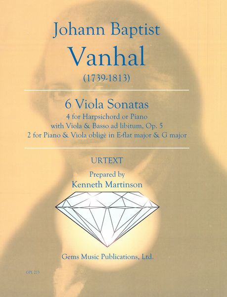 6 Viola Sonatas / Prepared by Kenneth Martinson.