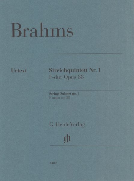 Streichquintett Nr. 1 F-Dur, Op. 88 / edited by Kathrin Kirsch.