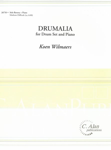 Drumalia : For Drum Set and Piano.