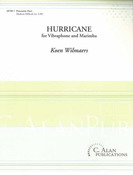 Hurricane : For Vibraphone and Marimba.