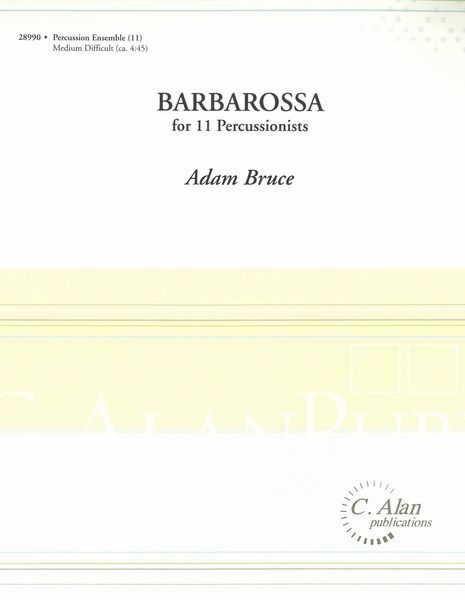 Barbarossa : For 11 Percussionists.