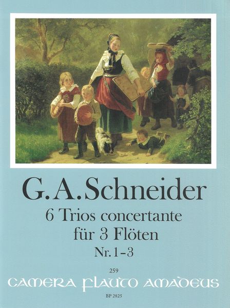 6 Trios Concertante, Nr. 1-3 : Für Drei Flöten / edited by Yvonne Morgan.