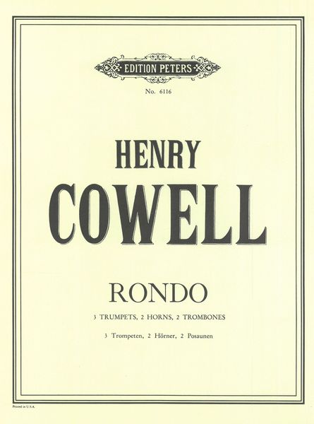 Rondo : For 2 Horns, Three Trumpets and Two Trombones.