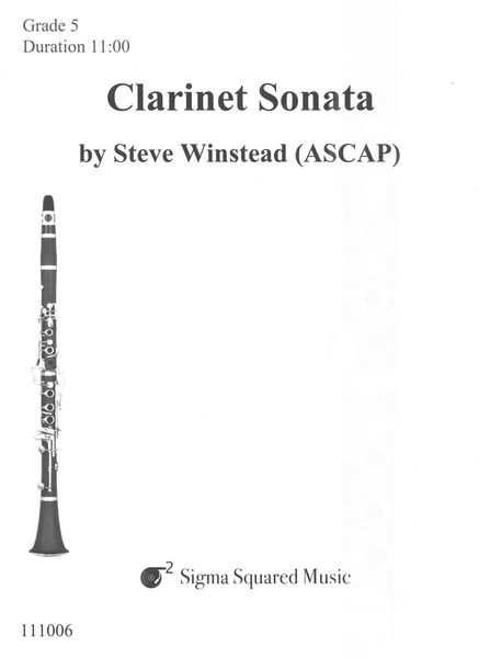 Clarinet Sonata : For Clarinet and Piano.