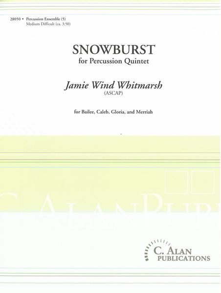 Snowburst : For Percussion Quintet.