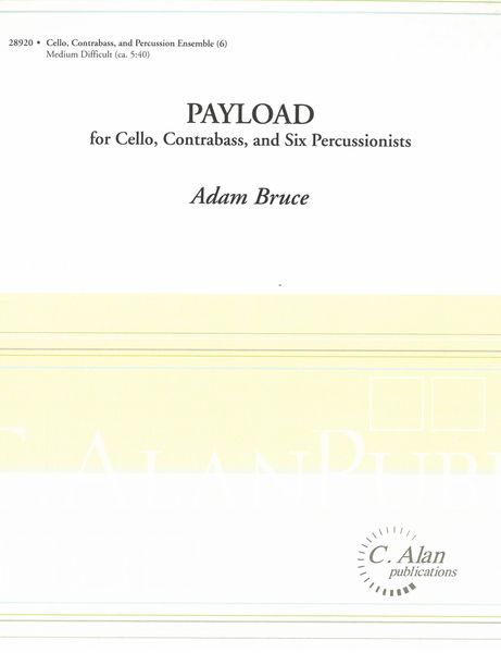 Payload : For Cello, Contrabass and Six Percussionists.