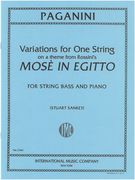 Variations On One String On A Theme by Rossini : For String Bass and Piano.