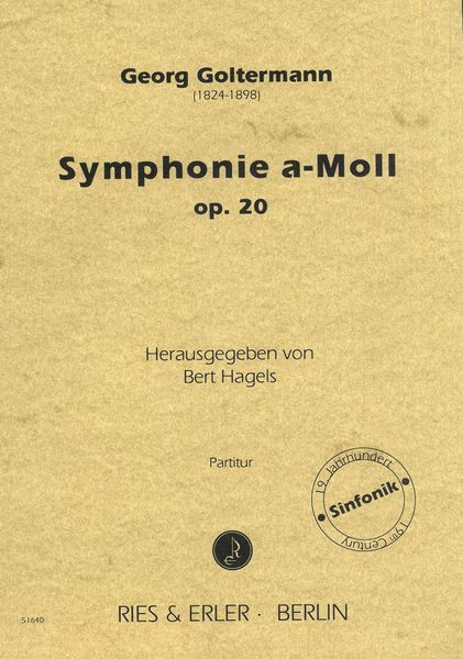 Symphonie A-Moll, Op. 20 / edited by Bert Hagels.