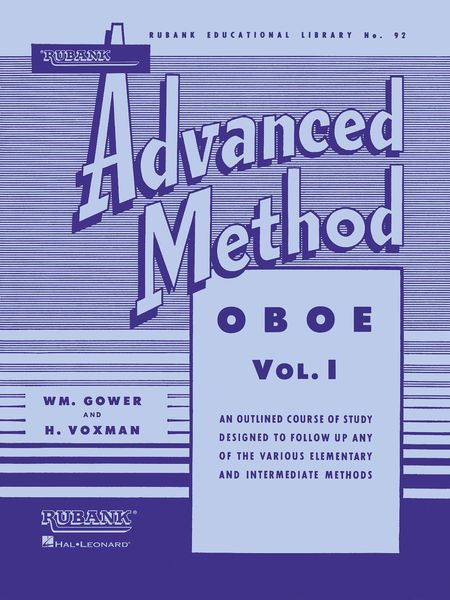 Rubank Advanced Method : For Oboe, Vol. 1.