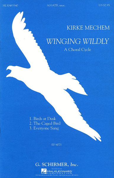 Winging Wildly, A Choral Cycle : For S(s)ATB Unaccompanied.