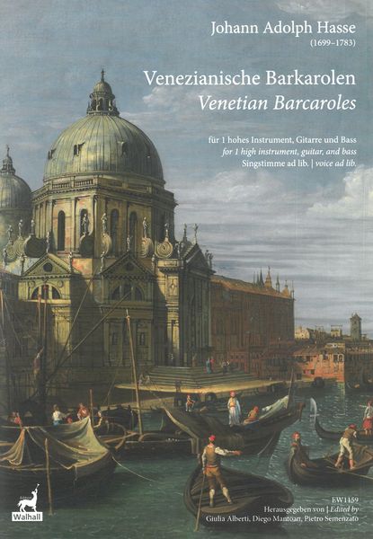 Venezianische Barkarolen = Venetian Barcaroles : For 1 High Instrument, Guitar and Bass.