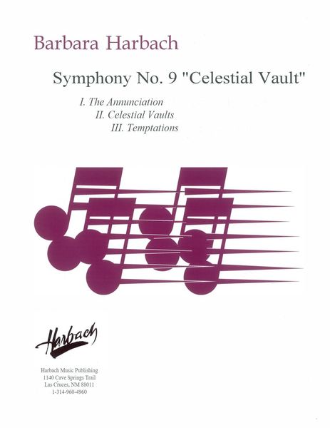 Symphony No. 9 - Celestial Symphony : For Orchestra.